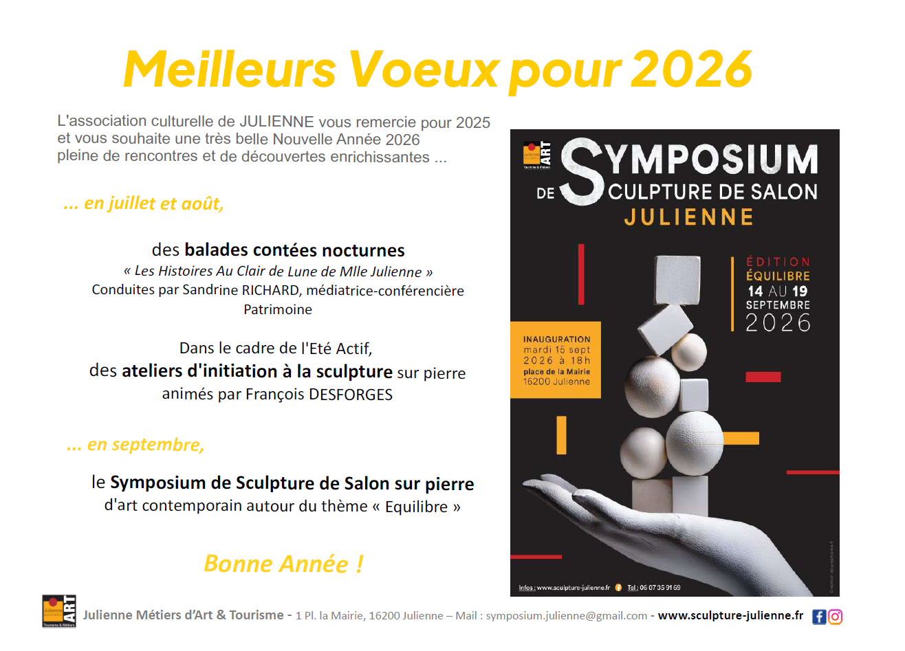 Prochaines activités